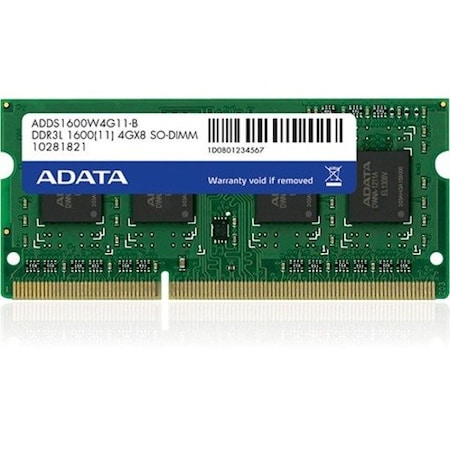 Adata Adata Ddr3 1600 4Gb Cl11 So-Dimm Single Tray Memory Model ADDS1600W4G11-S